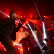 One Republic's Ryan Tedder during the band's performance at Comerica Theater in Phoenix on Sunday, Sept. 15.